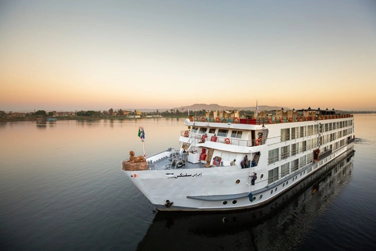 Exterior view of the S.S. Sphinx Nile Cruise Nile cruise ship